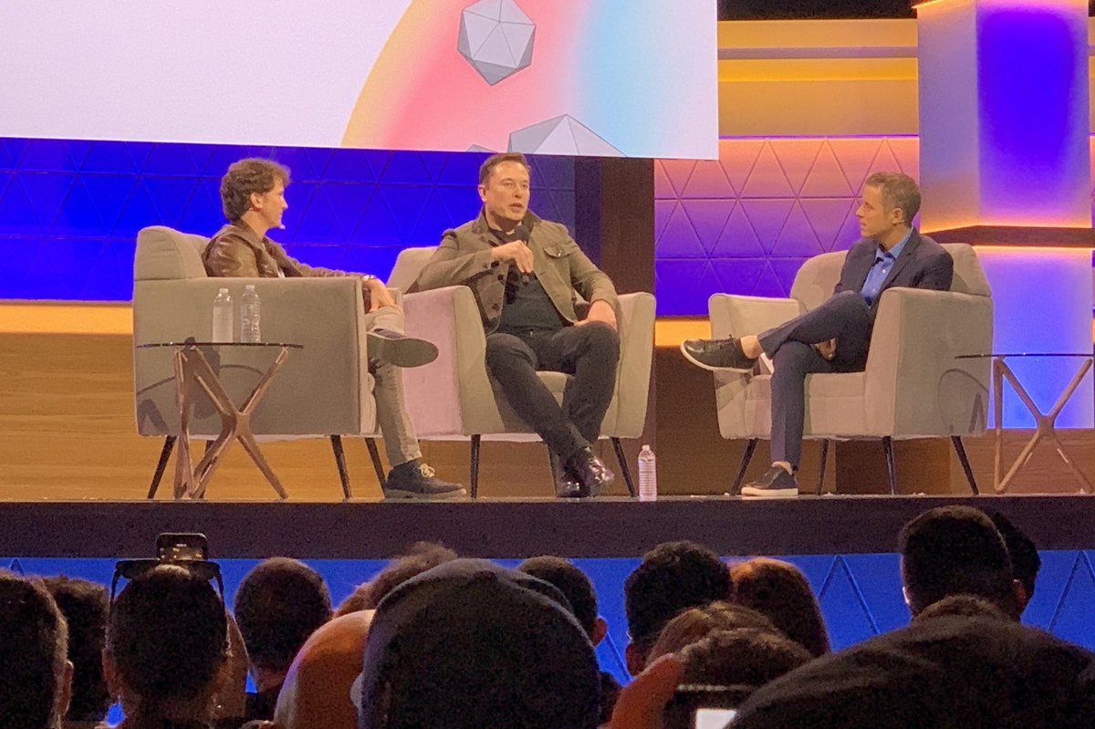 2019 Elon Musk Q&A pannel